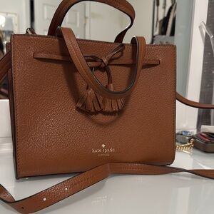 Kate Spade Brown Leather Tote Bag